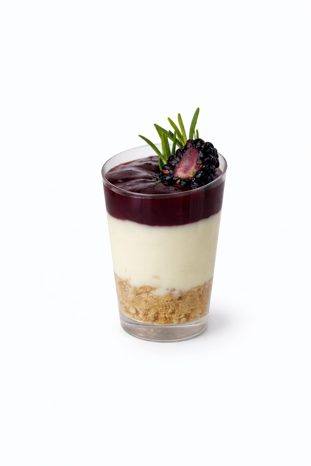 Red Berry Cheesecake Shots
