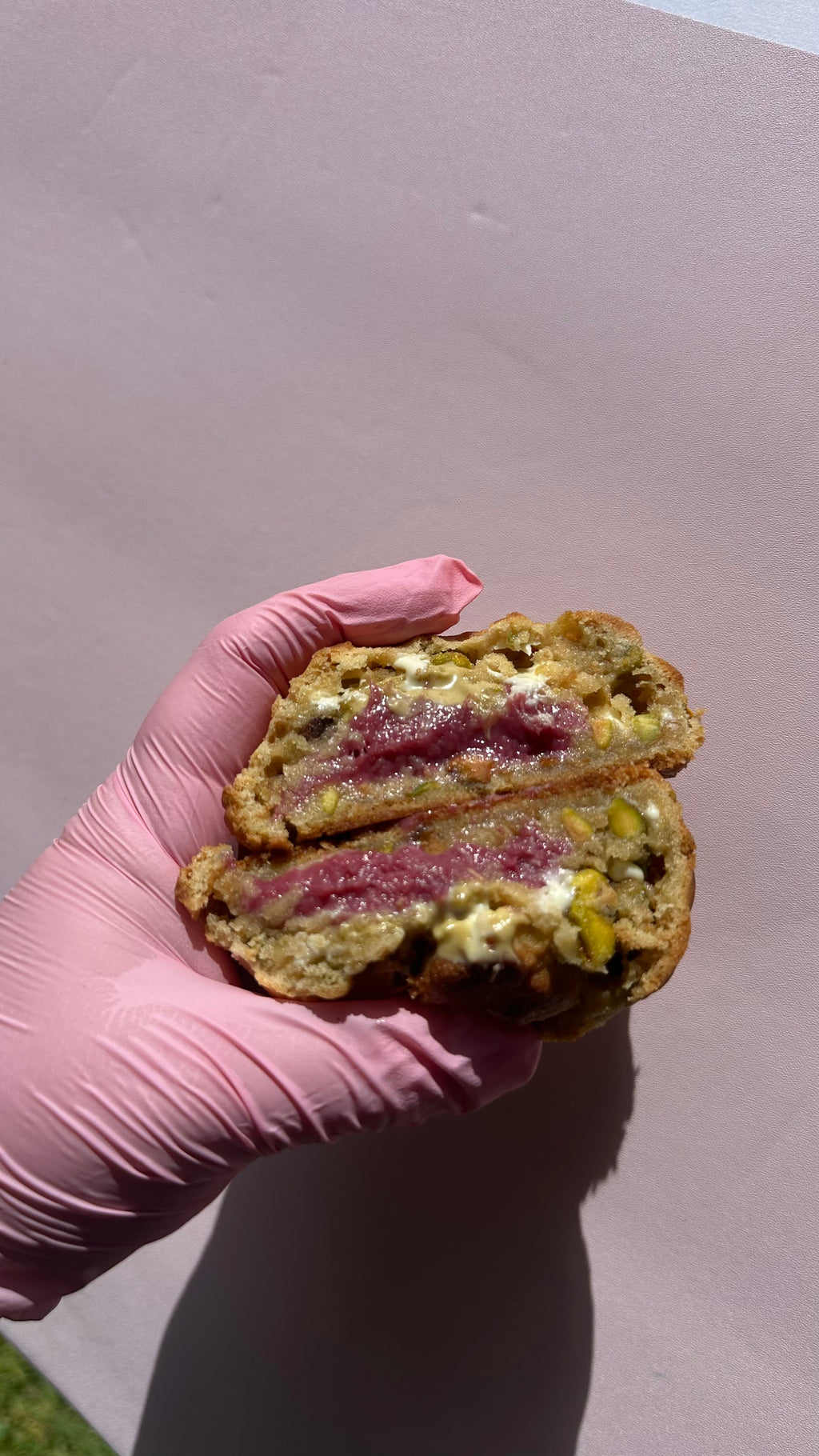 Frambuesa & pistacho